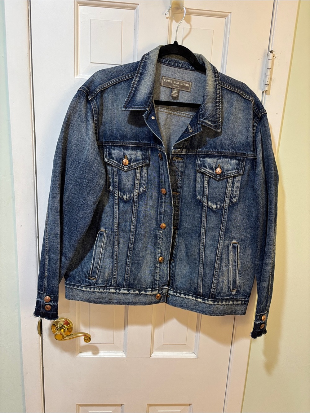 J Crew Point Sur Denim  Jacket